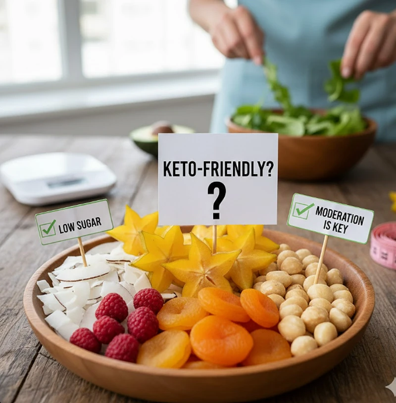 are dried fruits keto friendly
