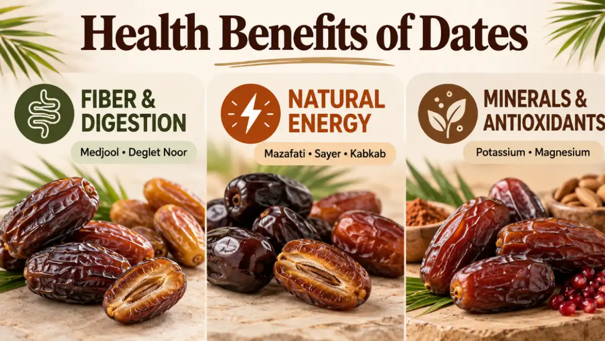 Health Benefits of Different Types of Dates