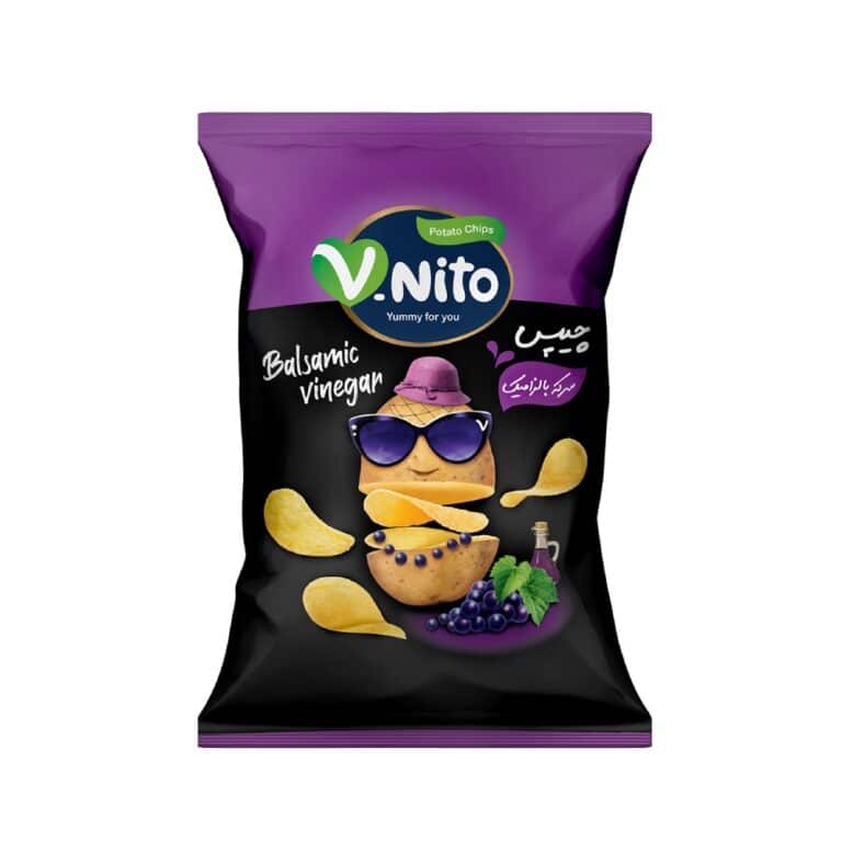 Balsamic Vinegar Potato Chips kouroshfoods