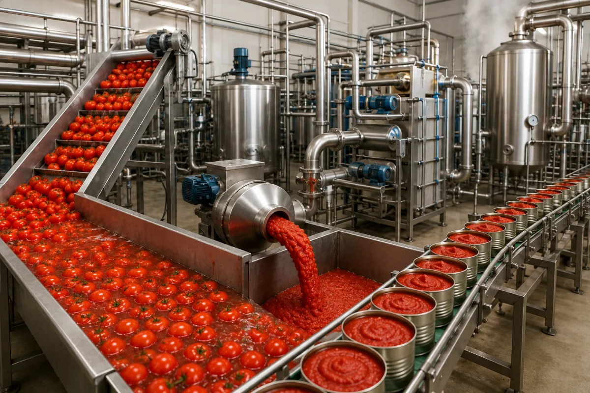 tomato paste factory