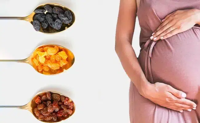 Raisins for pregnancy