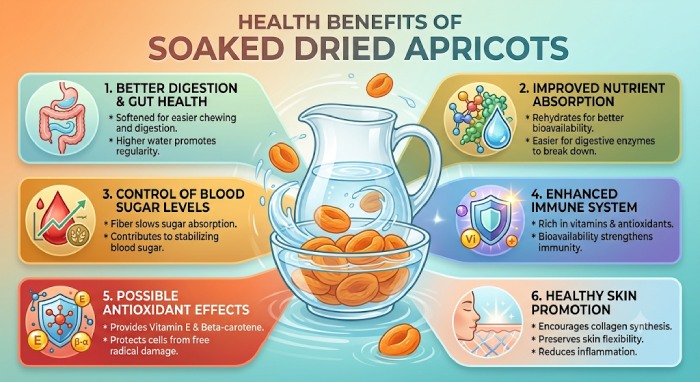 Health Benefits of Soaked Dried Apricots