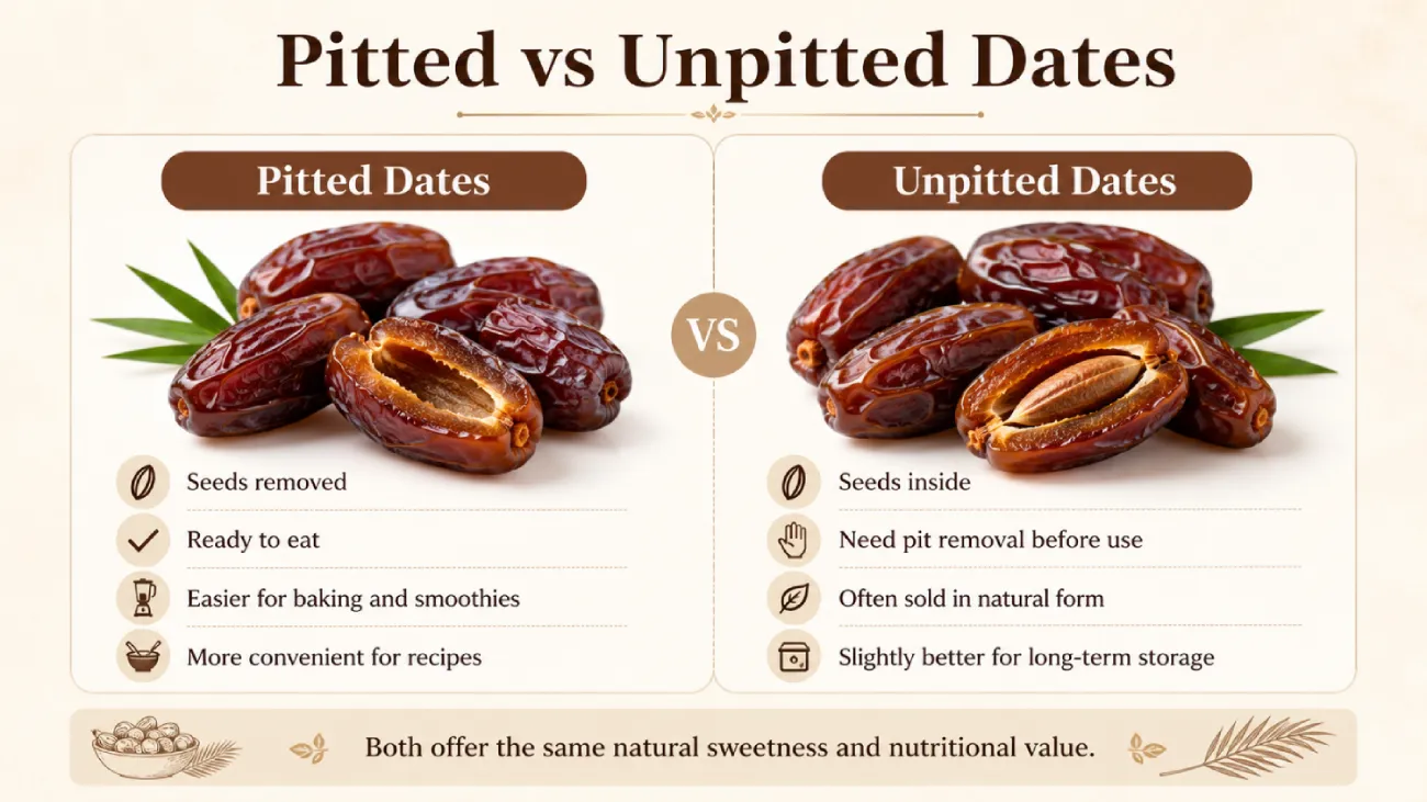 pitted dates vs dates