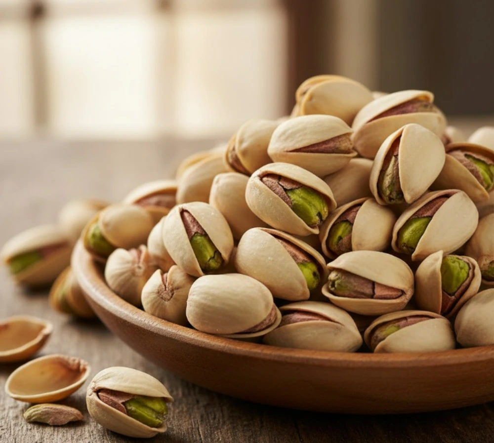 open pistachio