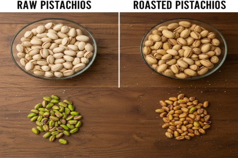 какие фисташки полезнее жареные или сырые