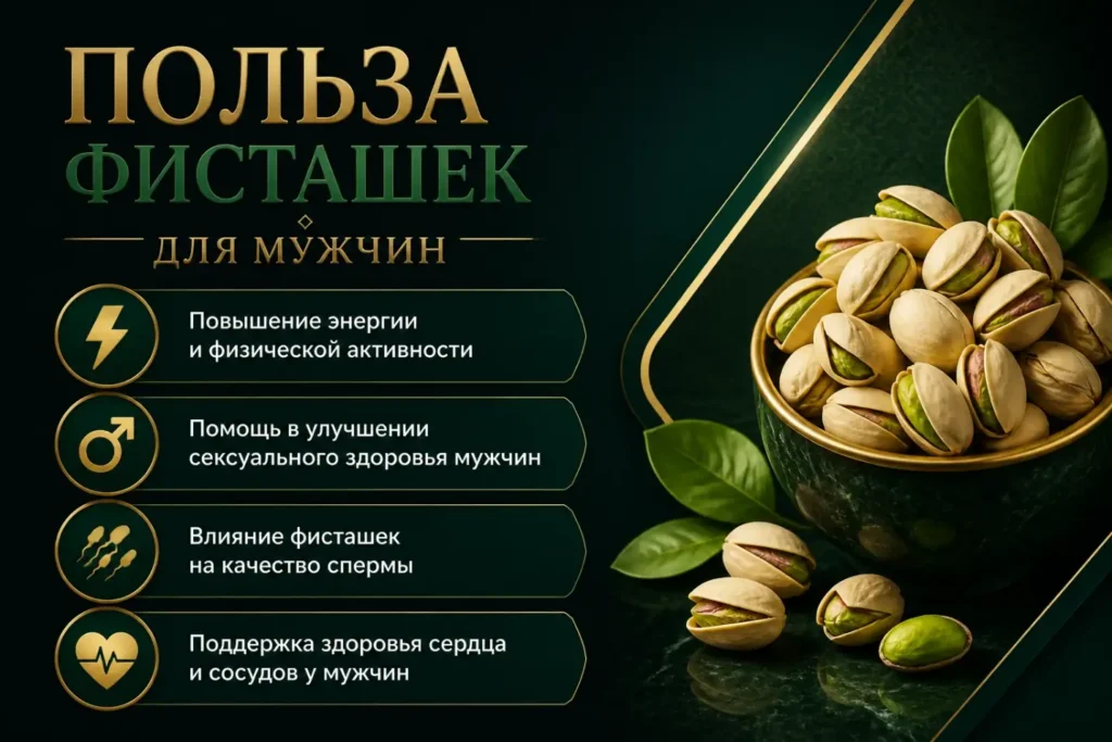фисташки польза для мужчин