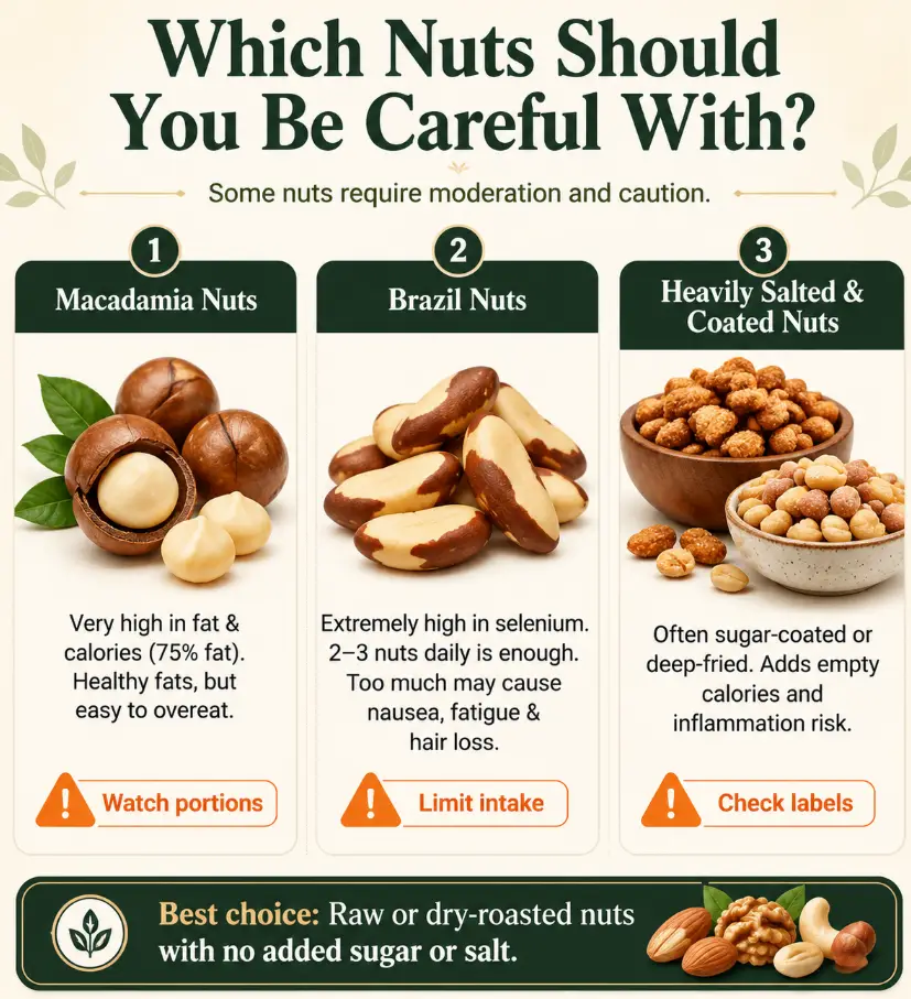 Which Nuts Should You Be Careful With?
