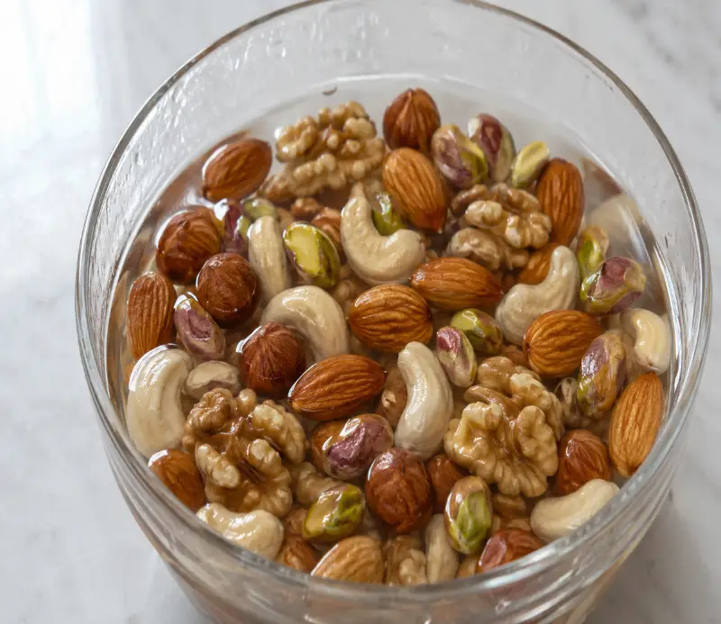 Do not soak these nuts