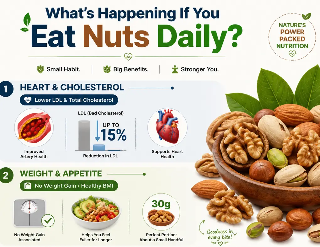 benefits of eating nuts everyday 