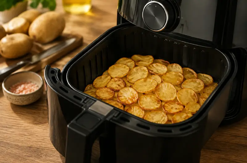 Ingredients for Homemade Potato Chips