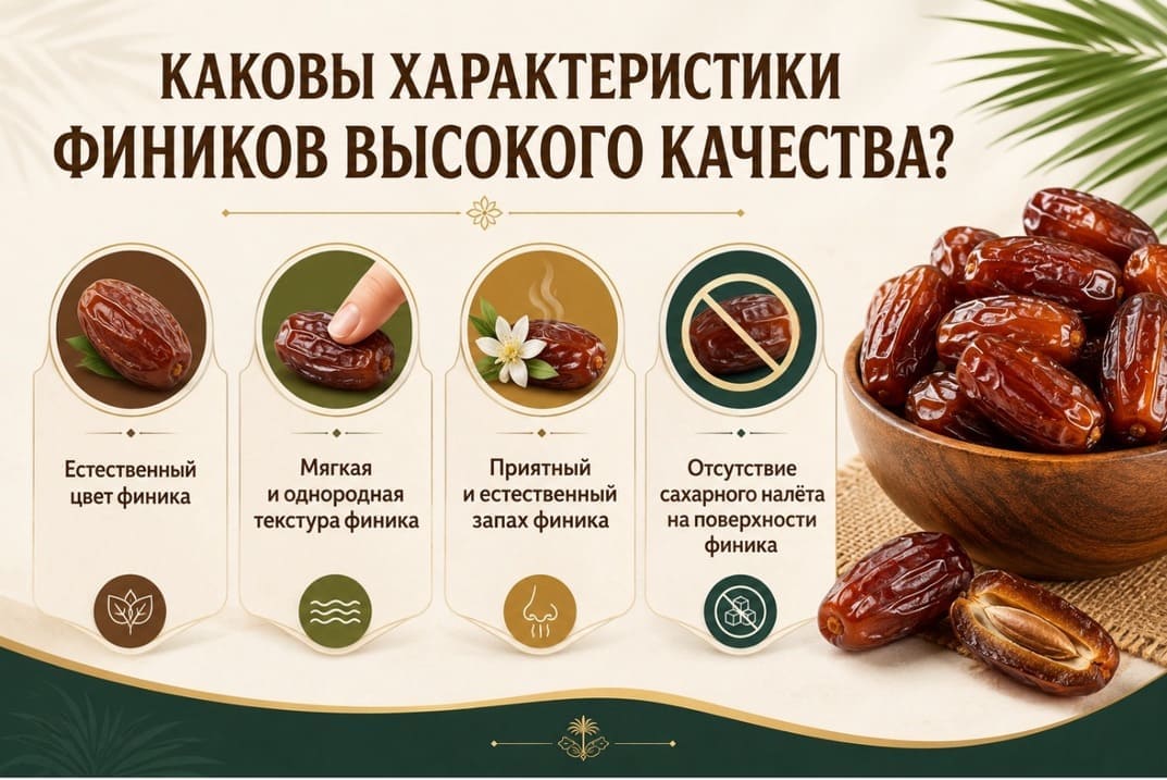 как правильно выбирать финики