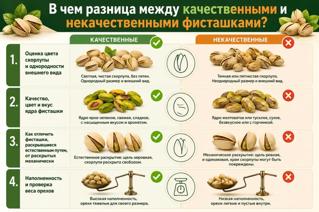 Наполненность и проверка веса орехов